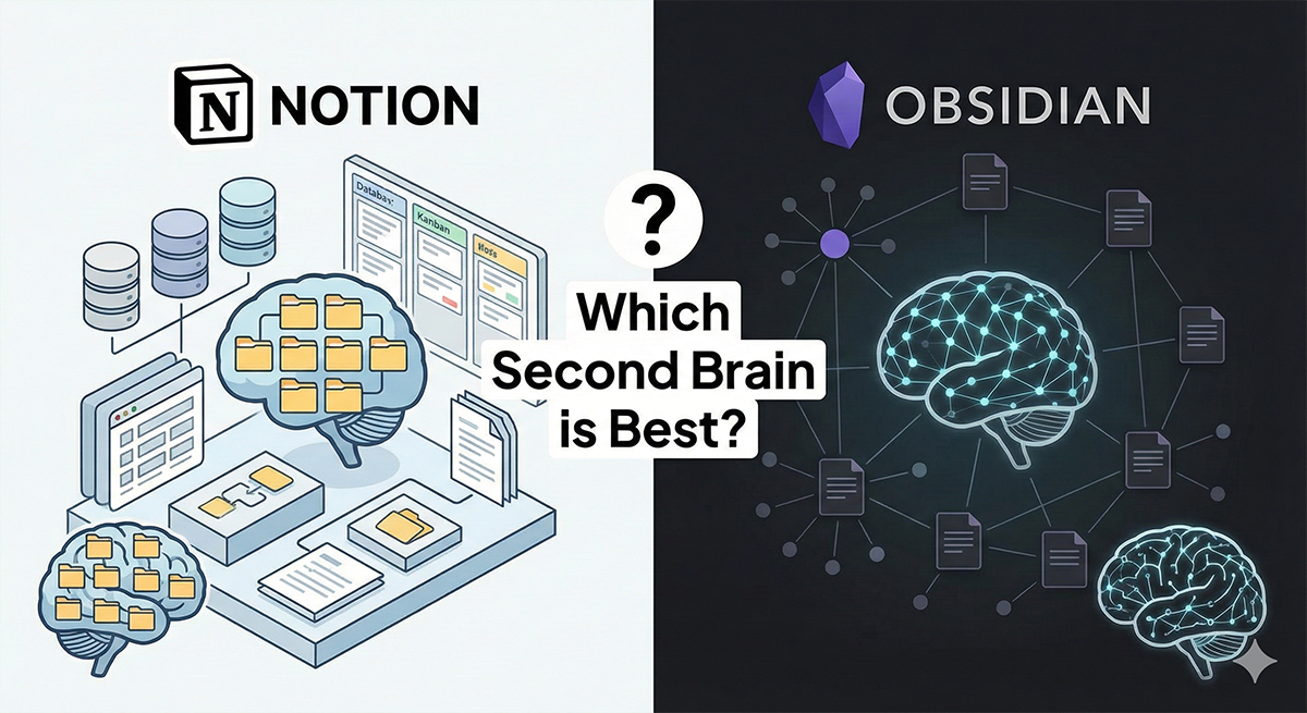 Notion vs Obsidian: Which Second Brain is Best?